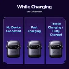 Specifications
Brand: UGREEN
Model: UNO X662 QPai Robot (35186)
Power Output: Max 65W
Technology: GaN (Gallium Nitride)
Ports: 2 × USB-C, 1 × USB-A
Input Voltage: 100–240V AC
Safety Protection: Yes (multi-protection)
Compatibility: Laptops, tablets, smartphones, gaming consoles, and more