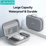 USAMS Jane05 10.6-inch Portable Storage Bag for Digital Accessories