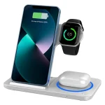 WiWU Foldable 3 in 1 15W Wireless Charger Wi-W020