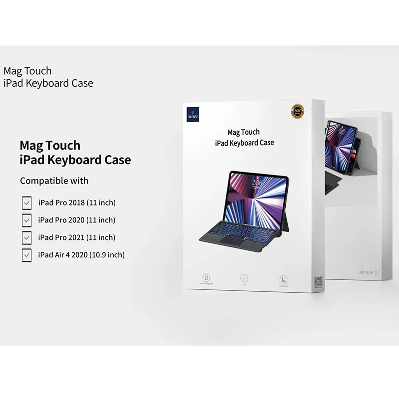 WiWU Mag Touch iPad Keyboard Case