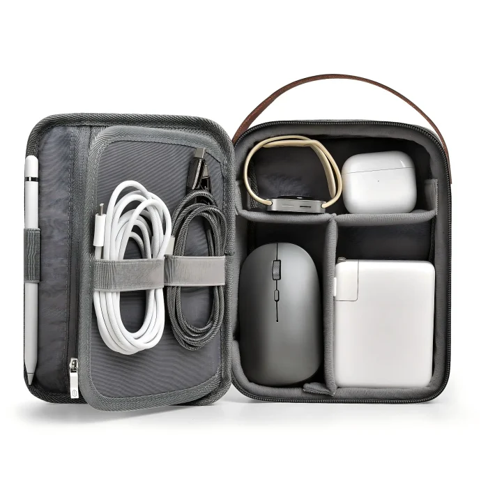 WiWU Minimal Tech Travel Pouch Electronics Accessories Organizer Bag