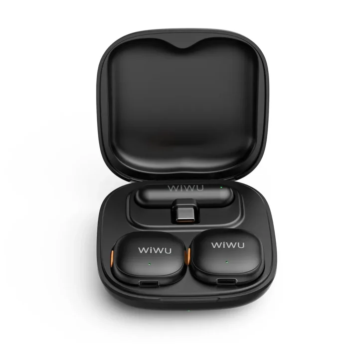 WiWU Wi-WM006 Noise Cancelling Lavalier Duo Wireless Microphone