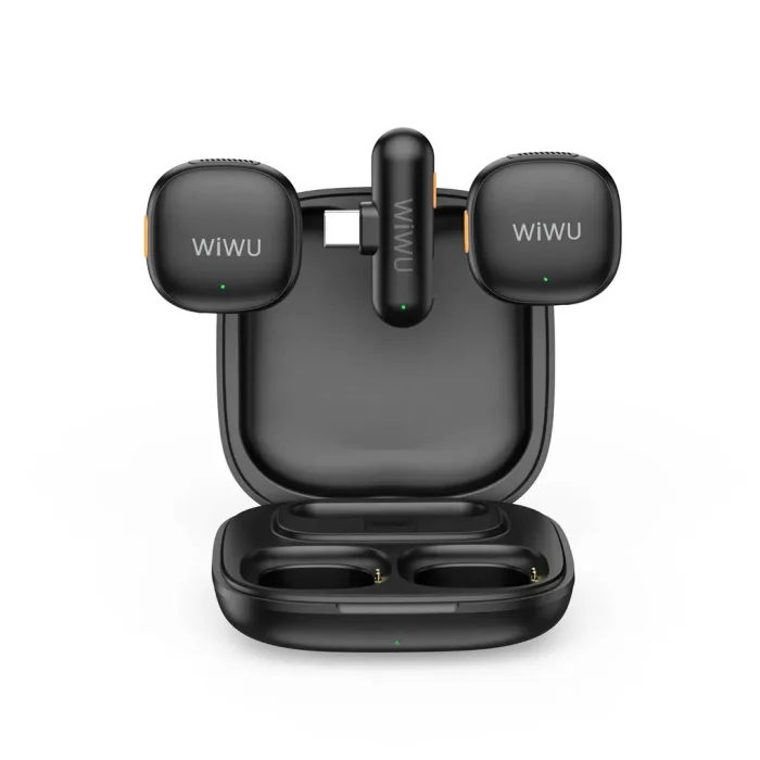 WiWU Wi-WM006 Noise Cancelling Lavalier Duo Wireless Microphone