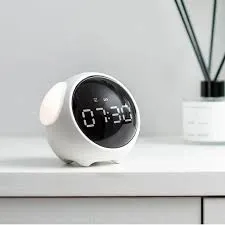 Xiaomi Cute Expression Emoji Alarm Clock with Light