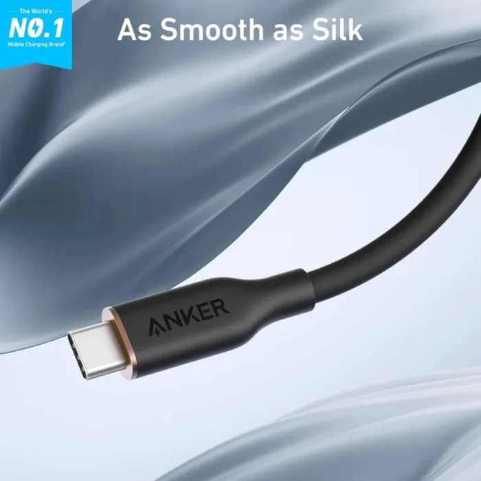The Anker PowerLine III Flow 240W USB-C to USB-C Cable is designed for ultra-fast charging and reliable data transfer. With a maximum output of 240W (48V/5A), it supports the latest USB-C devices, including laptops, smartphones, tablets, and gaming consoles. Built with silicone soft-touch technology, this cable is not only powerful but also flexible, tangle-free, and durable. Perfect for professionals, gamers, and everyday users who demand speed and reliability.