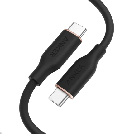The Anker PowerLine III Flow 240W USB-C to USB-C Cable is designed for ultra-fast charging and reliable data transfer. With a maximum output of 240W (48V/5A), it supports the latest USB-C devices, including laptops, smartphones, tablets, and gaming consoles. Built with silicone soft-touch technology, this cable is not only powerful but also flexible, tangle-free, and durable. Perfect for professionals, gamers, and everyday users who demand speed and reliability.