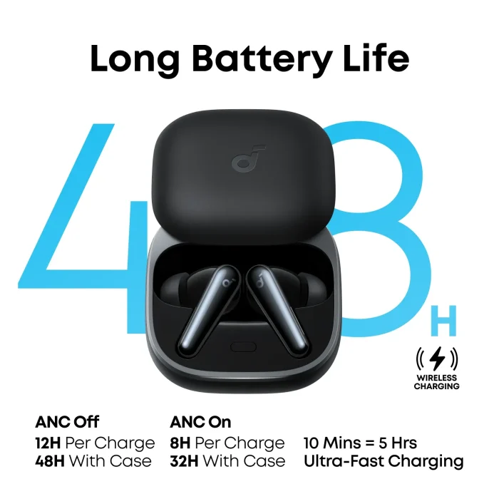 Anker Soundcore Liberty 5 Noise-Cancelling Wireless Earbuds