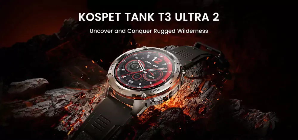 KOSPET TANK T3 ULTRA 2 Special Edition Smart Watch with GPS