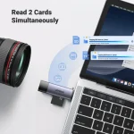 UGREEN 2-in-1 USB C OTG Card Reader CM185 (50705)
