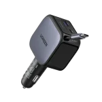UGREEN Nexode Car Charger 60W with Retractable USB-C Cable EC602 (55212)