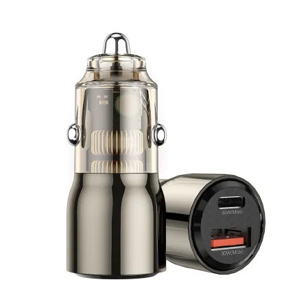 WIWU WI-QC012 95W PD+QC Kirsite Geek Fast Car Charger