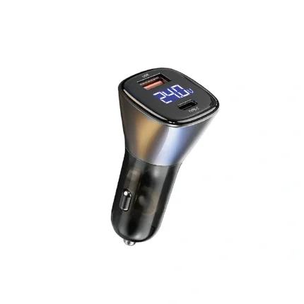 WiWU 72W Fast Charging Car Charger USB + Type-C Dual Ports PS500