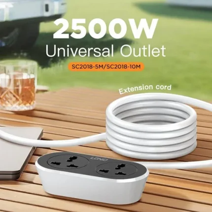 LDNIO SC2018 Universal Outlet Extension Cord-5M/10M