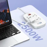 LDNIO SC4407C Universal Outlet 45W USB Power Strip with 4 AC outlets