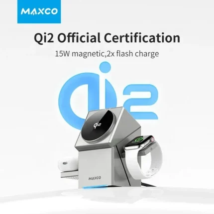 MAXCO Geometry Qi2 3in1 MagSafe Wireless Charger MW11