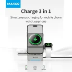 MAXCO Geometry Qi2 3in1 MagSafe Wireless Charger MW11