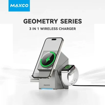 MAXCO Geometry Qi2 3in1 MagSafe Wireless Charger MW11