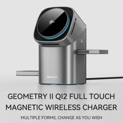 Maxco Geometry Series II Qi2 Full Touch 3in1 Magnetic Wireless Charger MW15