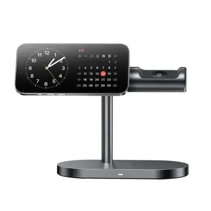 Maxco Qi2 Magnetic Wireless Charger Stand with Ambient Light MW16