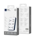 WiWU Wi-S006 20W Gan 11in1 Multifunction Power Strip