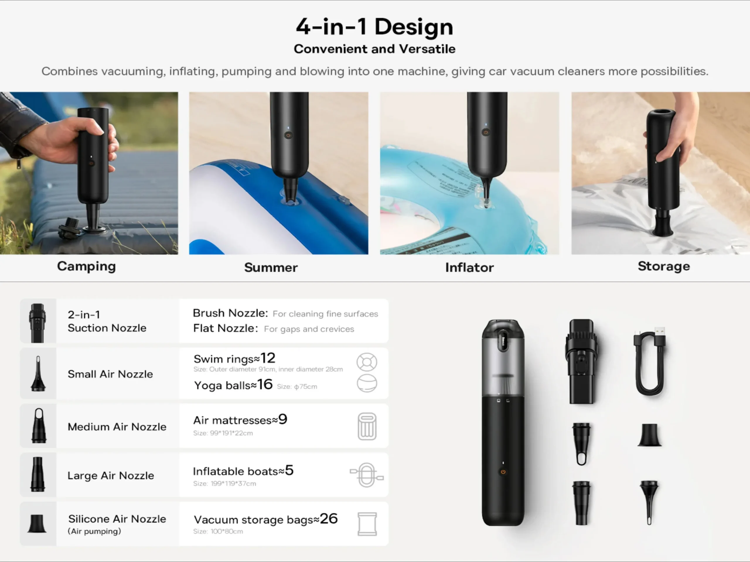 Baseus A3 lite Car Vacuum Cleaner