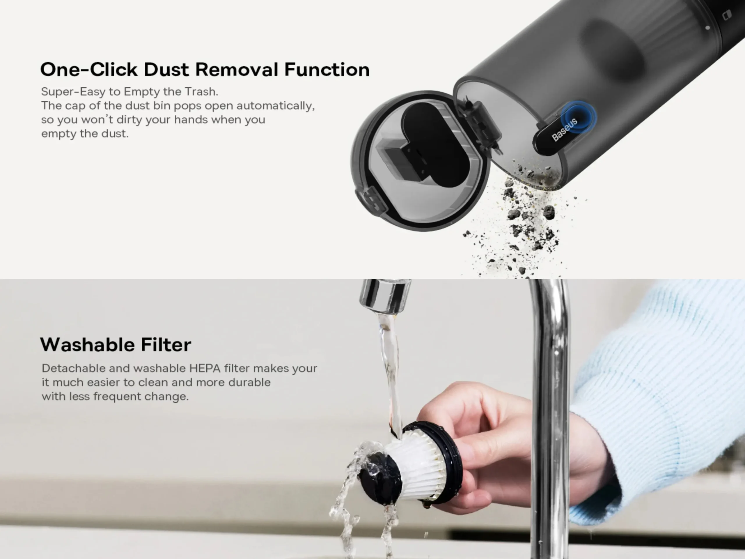 Baseus A3 lite Car Vacuum Cleaner