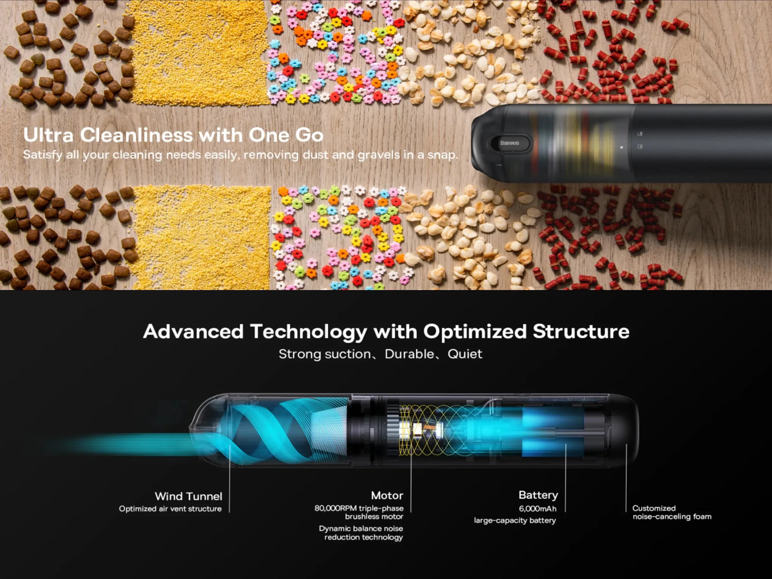 Baseus A3 lite Car Vacuum Cleaner