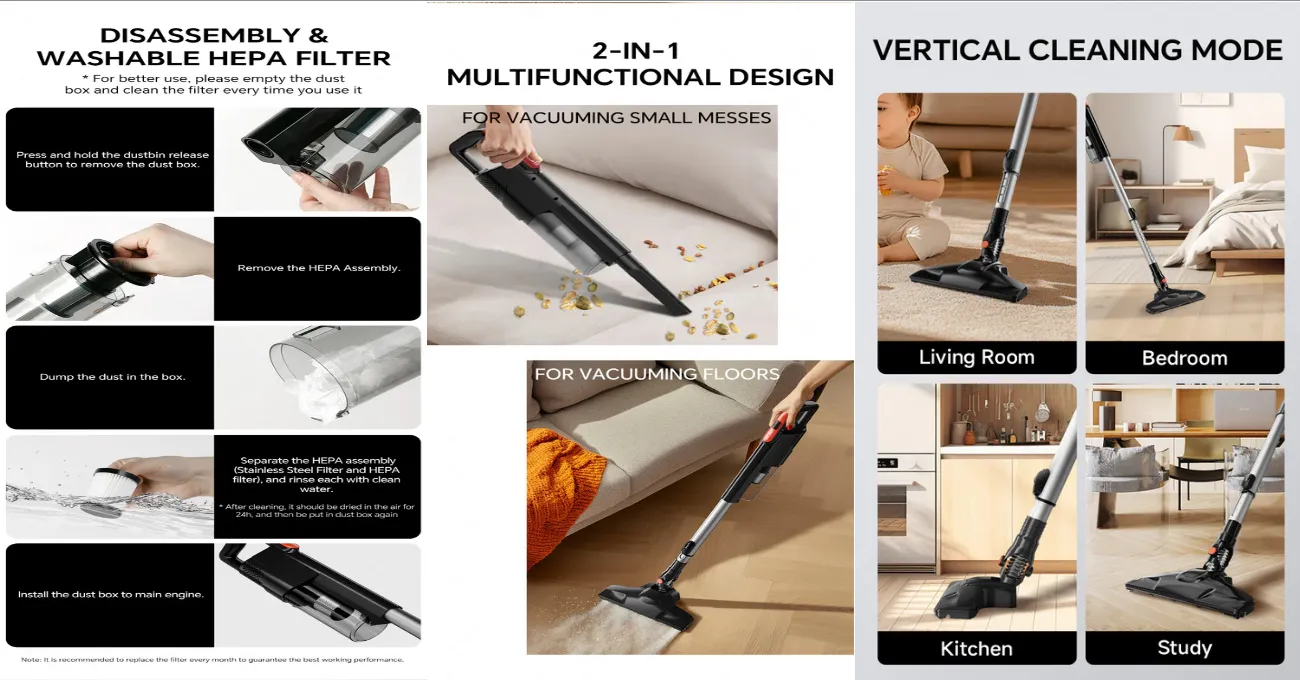 ENCHEN V3 Handheld Vacuum Cleaner High Power