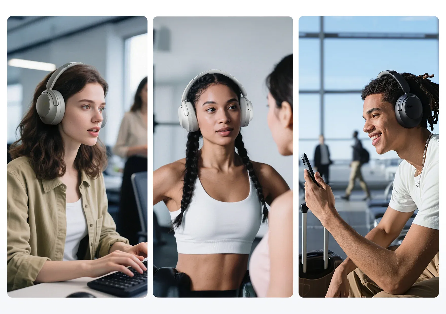 QCY H3S -56dB ANC Overhead Headphones