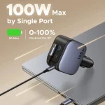 UGREEN Nexode Car Charger 145W with Retractable USB-C Cable EC604 (55910)