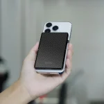 WiWU Warriors Carbon Magsafe Metal Stand Card Holder MW-007