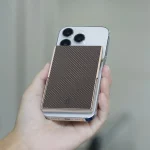 WiWU Warriors Carbon Magsafe Metal Stand Card Holder MW-007