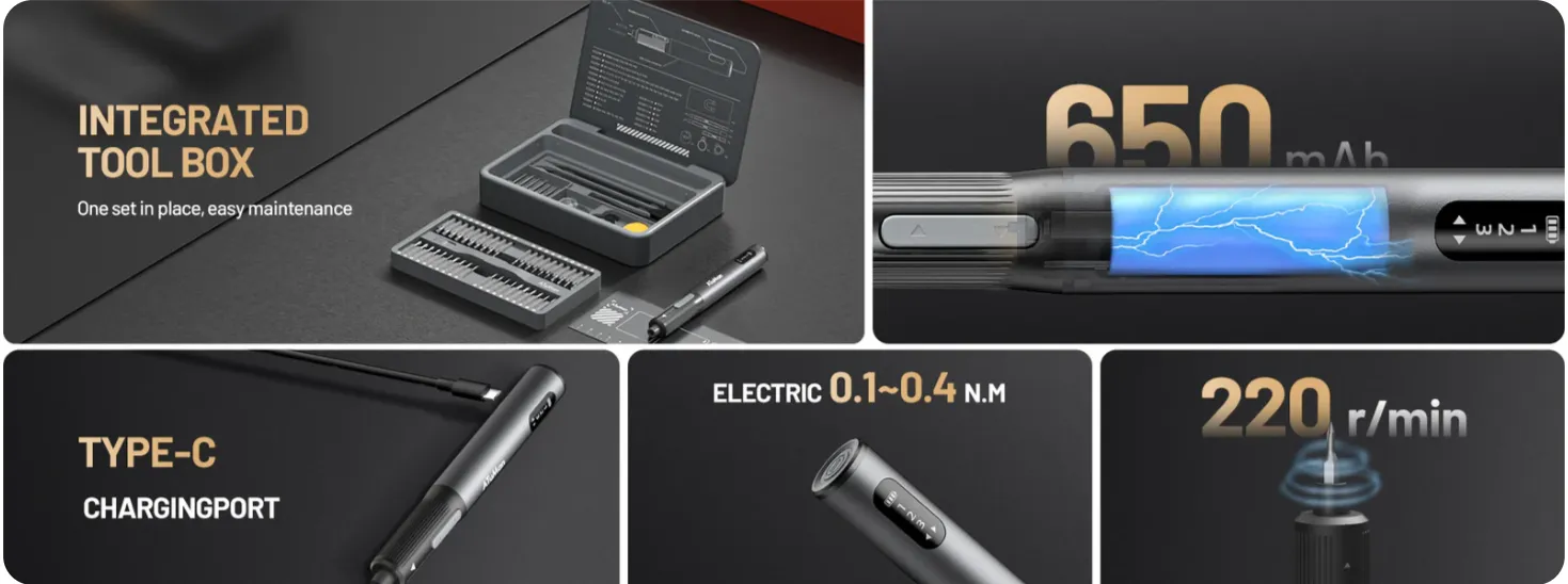 ATuMan E3 95-in-1 Electric Screwdriver Kit