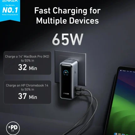 Anker Prime Power Bank (9.6K, 65W, Fusion) A1339