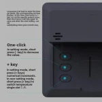 JIMIHONE JM-G3002 Digital Clock Thermometer Humidity Monitor