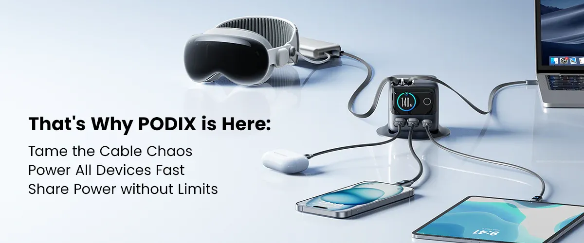 Joyroom Podix 140W 5-Port Desktop Gan Charger