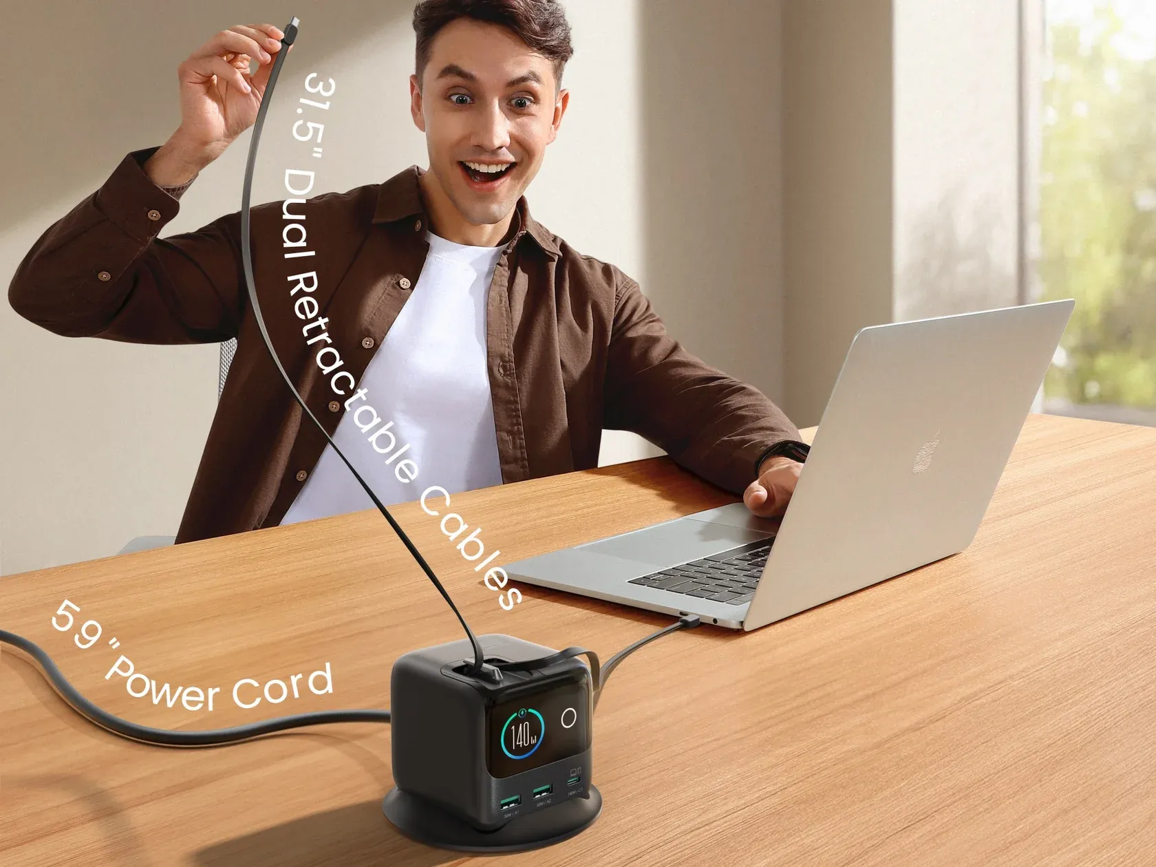 Joyroom Podix 140W 5-Port Desktop Gan Charger