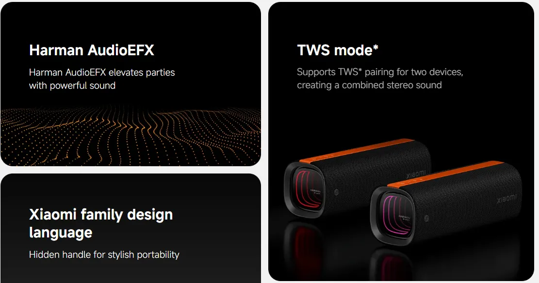 Xiaomi Sound Party 50W Speaker MDZ-39-DB with Harman AudioEFX